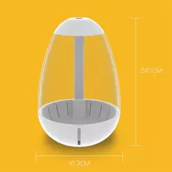 Chihiros Tiny Terrarium Egg - miniaturní terarijní set<br><em>Ilustrační obrázek - může obsahovat dekorace, další produkty a vybavení, které nejsou součástí a musí se dokoupit samostatně.</em>