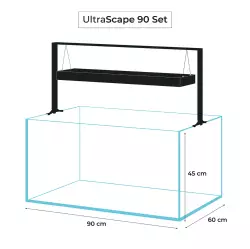 AquaEL akvarijní set Ultrascape 90 FOREST<br><em>Ilustrační obrázek - může obsahovat dekorace, další produkty a vybavení, které nejsou součástí a musí se dokoupit samostatně.</em>