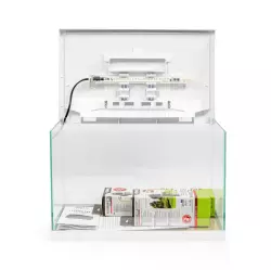 AquaEl Akvarijní set LEDDY PLUS 40 Day&Night 2.0 bílý<br><em>Ilustrační obrázek - může obsahovat dekorace, další produkty a vybavení, které nejsou součástí a musí se dokoupit samostatně.</em>