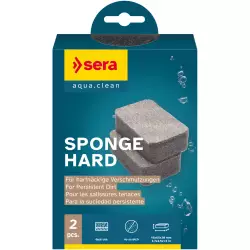 Sera Sponge hard čistící houbička (2ks)