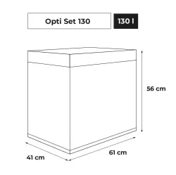 Aquael Akvárium s krytem OPTI SET 130 bílá 2.0<br><em>Ilustrační obrázek - může obsahovat dekorace, další produkty a vybavení, které nejsou součástí a musí se dokoupit samostatně.</em>