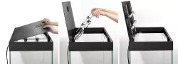 Aquael Akvárium s krytem OPTI SET 125 černá 2.0<br><em>Ilustrační obrázek - může obsahovat dekorace, další produkty a vybavení, které nejsou součástí a musí se dokoupit samostatně.</em>
