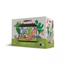 AquaEl LEDDY MINI 35 akvarijní set černý<br><em>Ilustrační obrázek - může obsahovat dekorace, další produkty a vybavení, které nejsou součástí a musí se dokoupit samostatně.</em>