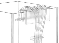 Chihiros Dosing pump - tube holder X (velký držák trubiček + 10m trubičky)<br><em>Ilustrační obrázek - může obsahovat dekorace, další produkty a vybavení, které nejsou součástí a musí se dokoupit samostatně.</em>