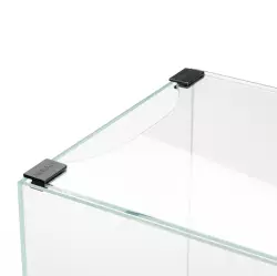 AquaEl akvárium 25x25x30 cm OPTI TANK ROUNDED 20 černé<br><em>Ilustrační obrázek - může obsahovat dekorace, další produkty a vybavení, které nejsou součástí a musí se dokoupit samostatně.</em>