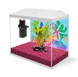 AquaEl LEDDY MINI 35 akvarijní set bílý<br><em>Ilustrační obrázek - může obsahovat dekorace, další produkty a vybavení, které nejsou součástí a musí se dokoupit samostatně.</em>