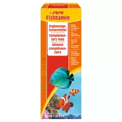 Sera Fishtamin 100ml<br><em>Ilustrační obrázek - může obsahovat dekorace, další produkty a vybavení, které nejsou součástí a musí se dokoupit samostatně.</em>