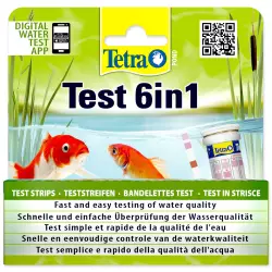 Tetra Pond Test 6in1, 25ks<br><em>Ilustrační obrázek - může obsahovat dekorace, další produkty a vybavení, které nejsou součástí a musí se dokoupit samostatně.</em>
