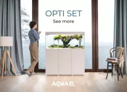 AquaEl Skříňka k akváriu OPTISET 200 bílá<br><em>Ilustrační obrázek - může obsahovat dekorace, další produkty a vybavení, které nejsou součástí a musí se dokoupit samostatně.</em>