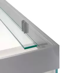 AquaEl Akvárium OPTISET šedá 2.0<br><em>Ilustrační obrázek - může obsahovat dekorace, další produkty a vybavení, které nejsou součástí a musí se dokoupit samostatně.</em>