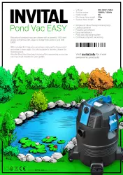 INVITAL AquaVac Easy jezírkový a bazénový vysavač<br><em>Ilustrační obrázek - může obsahovat dekorace, další produkty a vybavení, které nejsou součástí a musí se dokoupit samostatně.</em>