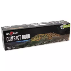 Repti Planet Osvětlení Compact Hood 46x12x9cm<br><em>Ilustrační obrázek - může obsahovat dekorace, další produkty a vybavení, které nejsou součástí a musí se dokoupit samostatně.</em>