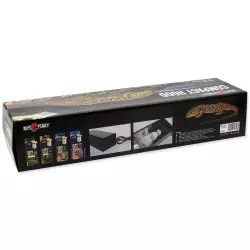 Repti Planet Osvětlení Compact Hood 46x12x9cm<br><em>Ilustrační obrázek - může obsahovat dekorace, další produkty a vybavení, které nejsou součástí a musí se dokoupit samostatně.</em>