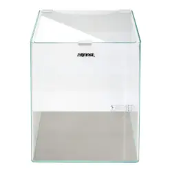 AquaEl akvárium 25x25x30 cm OPTI TANK ROUNDED 20 bílé<br><em>Ilustrační obrázek - může obsahovat dekorace, další produkty a vybavení, které nejsou součástí a musí se dokoupit samostatně.</em>