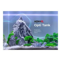 AquaEl akvárium 25x25x30 cm OPTI TANK ROUNDED 20 bílé<br><em>Ilustrační obrázek - může obsahovat dekorace, další produkty a vybavení, které nejsou součástí a musí se dokoupit samostatně.</em>