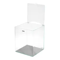 AquaEl akvárium 29x29x35 cm OPTI TANK ROUNDED 30 bílé<br><em>Ilustrační obrázek - může obsahovat dekorace, další produkty a vybavení, které nejsou součástí a musí se dokoupit samostatně.</em>