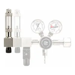 CO2 Art Manifold Block pro PRO-Elite Series V2 Regulator<br><em>Ilustrační obrázek - může obsahovat dekorace, další produkty a vybavení, které nejsou součástí a musí se dokoupit samostatně.</em>