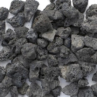Lávové kameny - černé (1 kg)