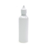 Plastová lahvička s kapátkem 100 ml - bílá