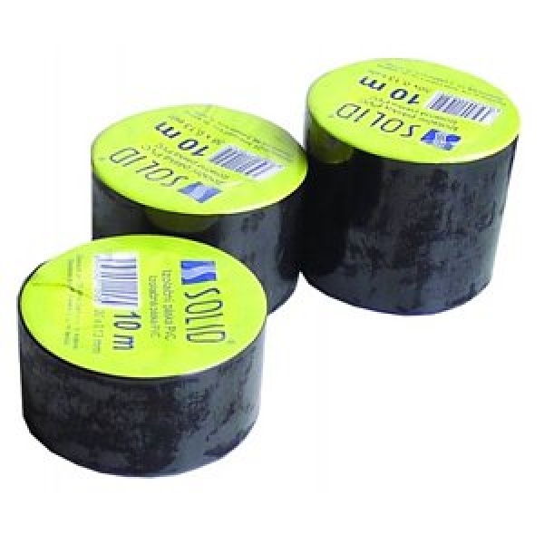 Solid Izolační páska PVC černá 19mm, délka 10m