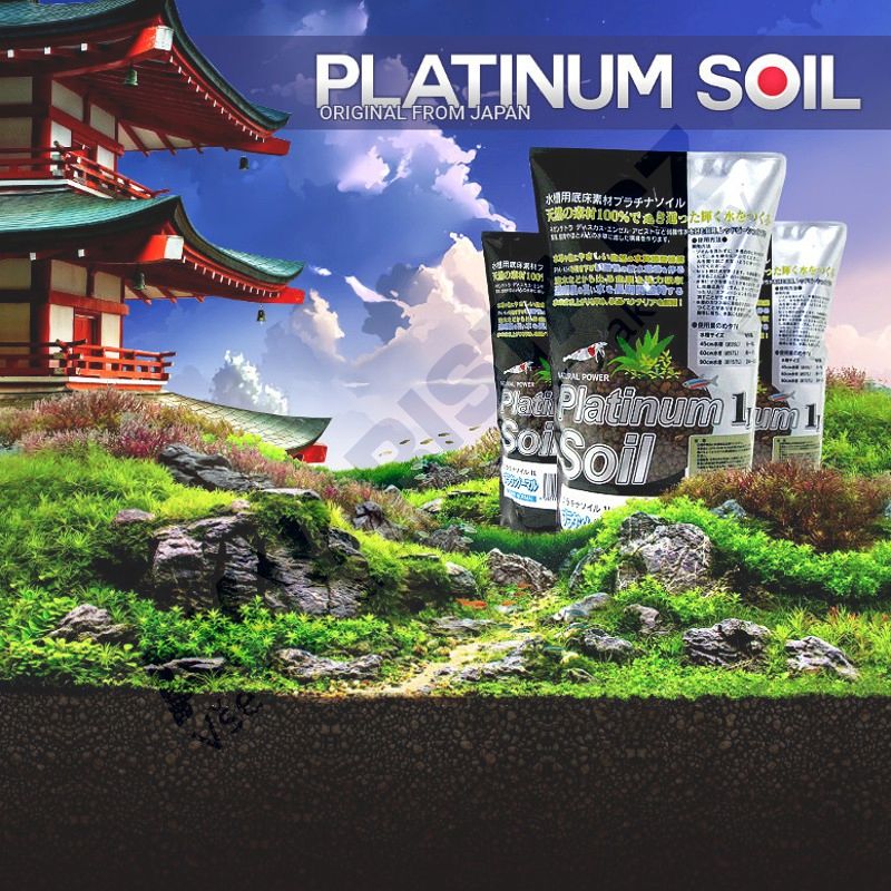 Invital Japanese Soil 8l Powder japonský substrát (dříve Platinum Soil)