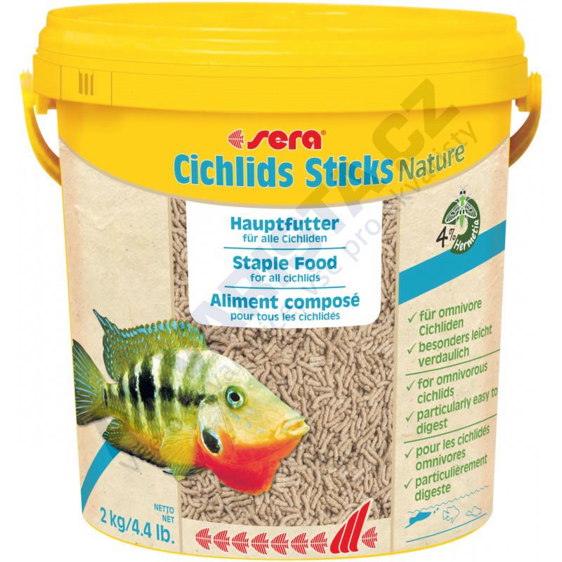 Sera Cichlids Sticks NATURE 10 l