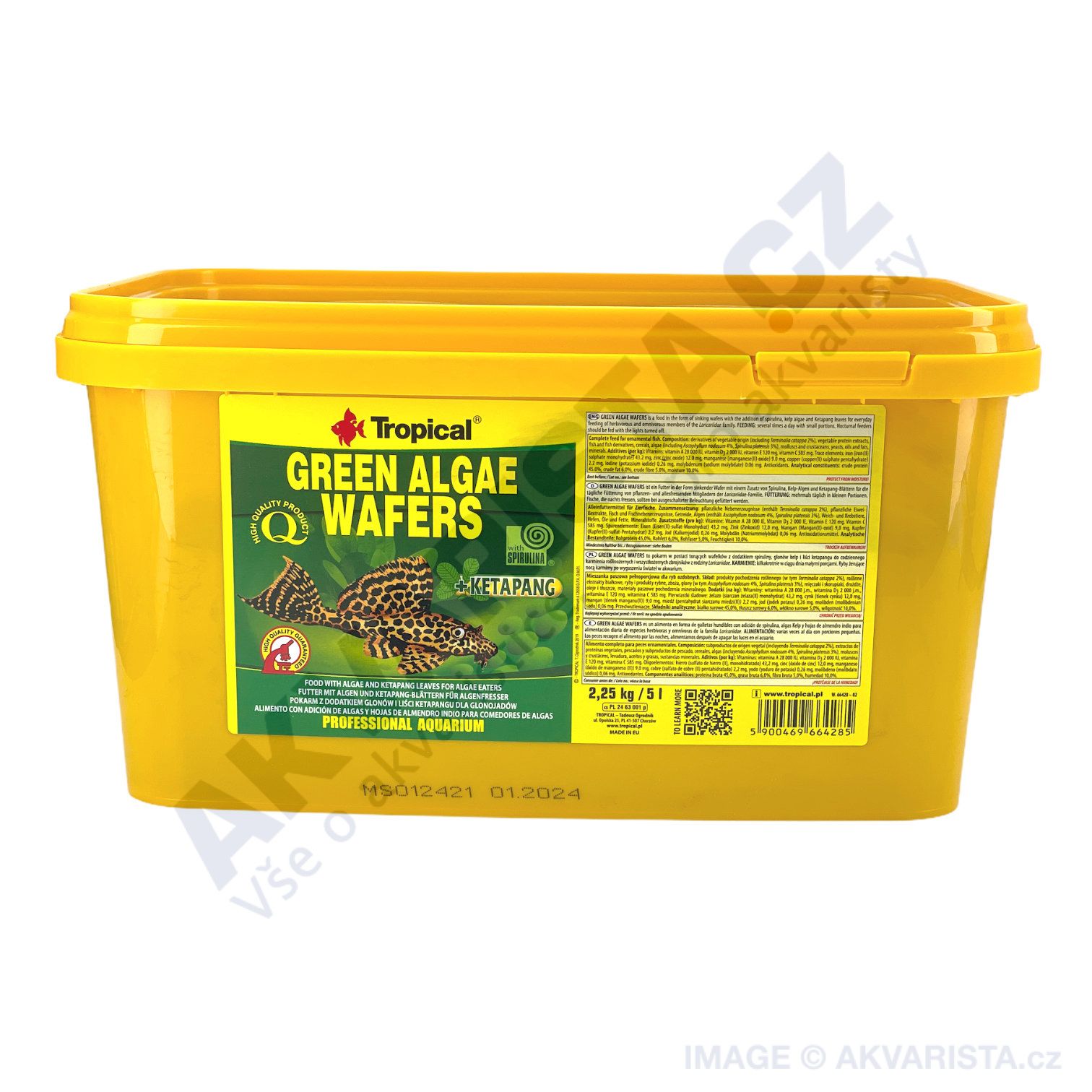 Tropical Green Algae Wafers 5000ml (2,25 kg)